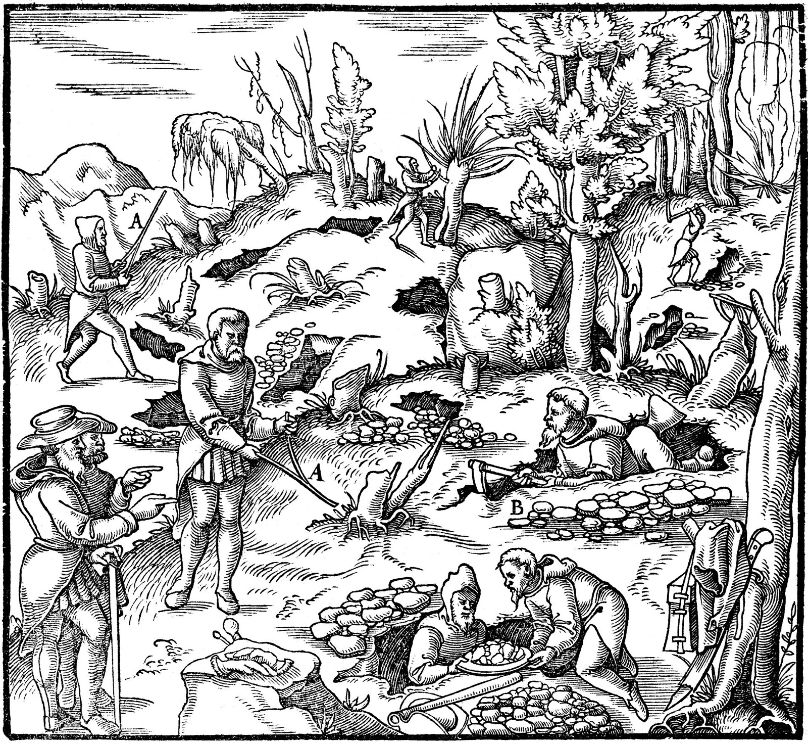 Georgius Agricola, De re metallica, Basel, 1556
