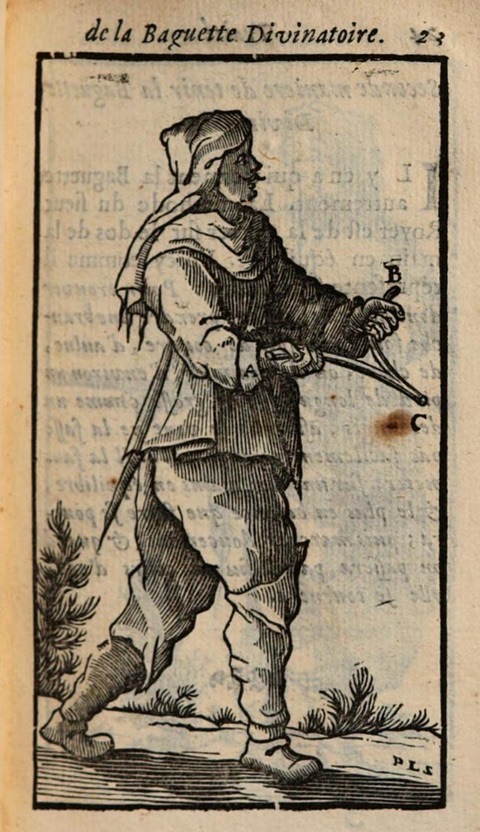The first manner of holding the rod